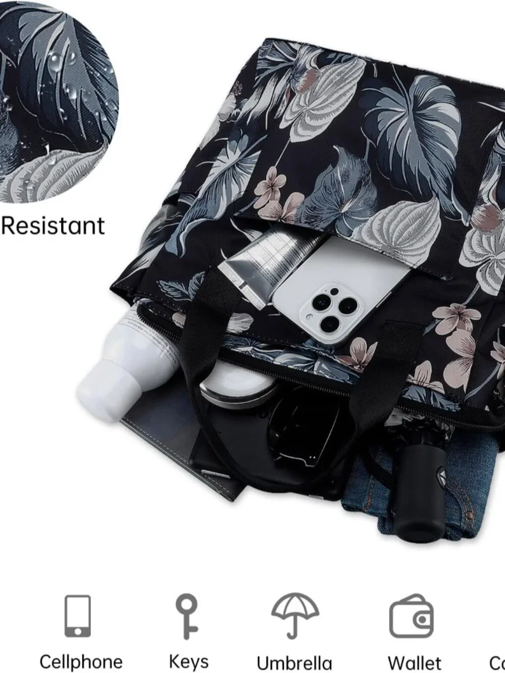 Crossbody Shoulder Bag for Women - Water Resistant Casual Handbag Purse with Mul_6